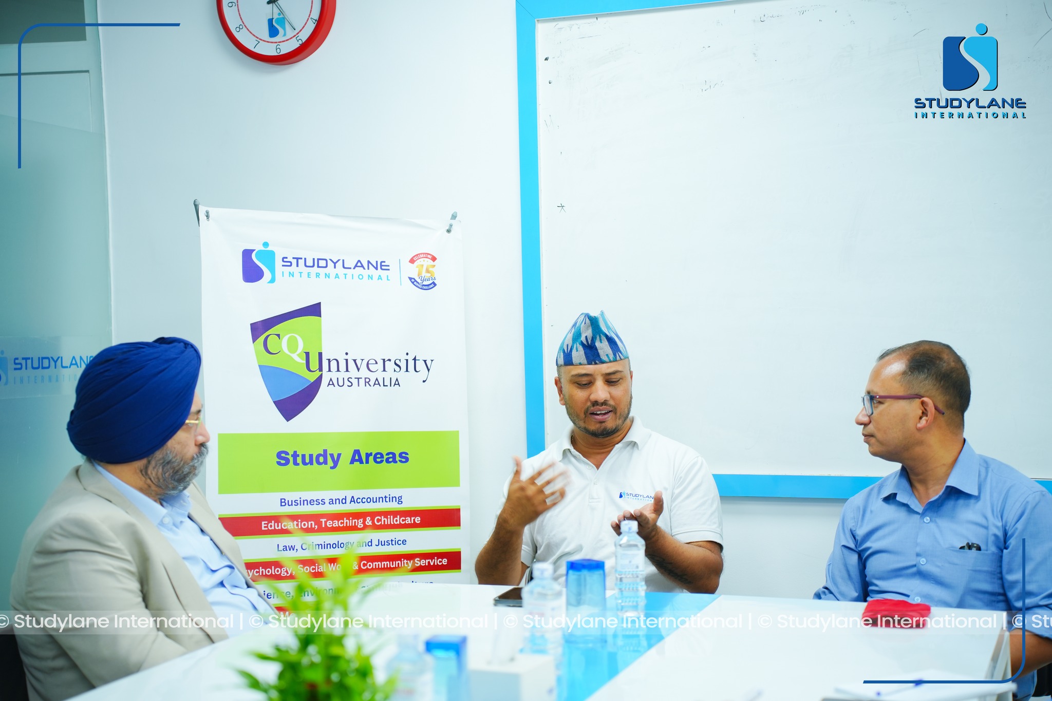 Thankyou for your visit to Studylane International Nepal, Prof. Rabin Tuladhar and Mr. Gurbir Singh from CQ University Australia